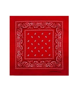 Bandana cheveux carré rouge