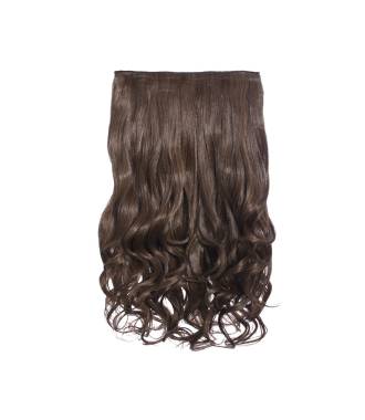 Extension cheveux monobande ondulée 45 cm - Brunette
