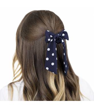 Barrettes et élastiques bleus - Accessoires Cheveux fille